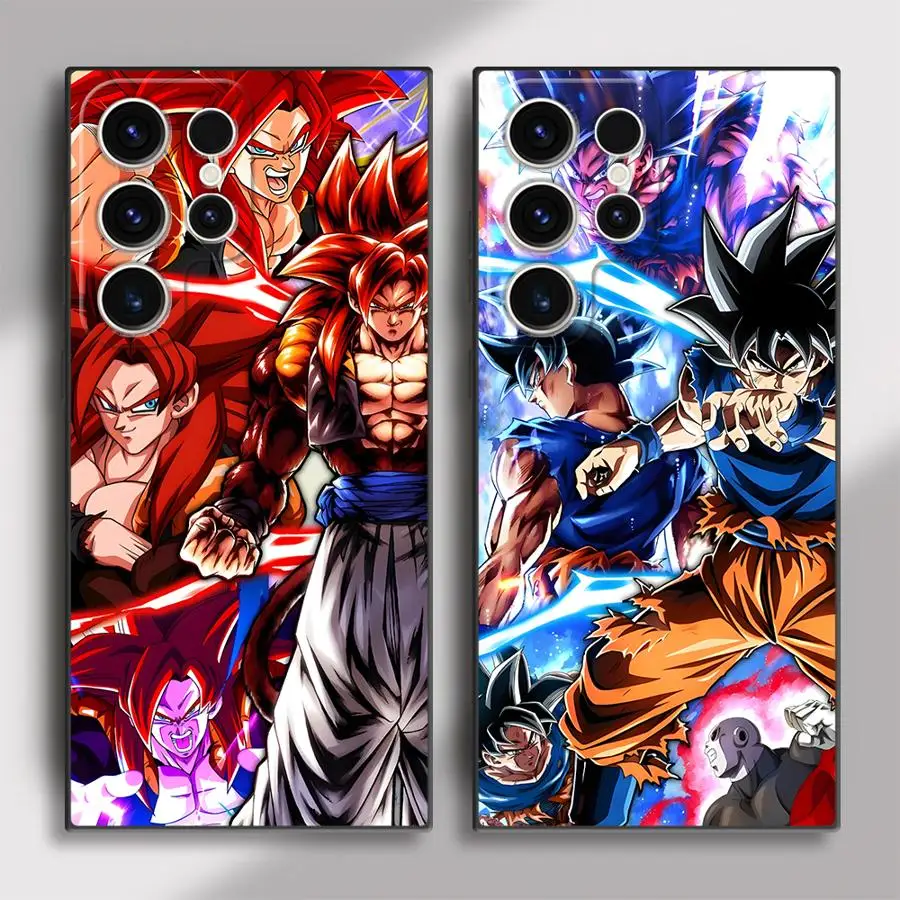 

Soft Cover Case for Samsung Galaxy S20 FE S24Ultra S25 Ultra S23 FE S22 Plus S21+ S24 S21 Dragon Ball Cool Cartoon Goku