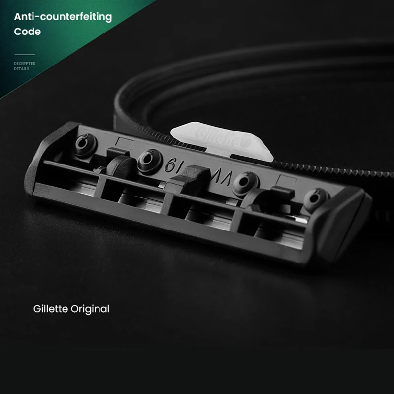 Лезвия Gillette Vector, двухслойные лезвия со смазкой, 16 шт./упак.