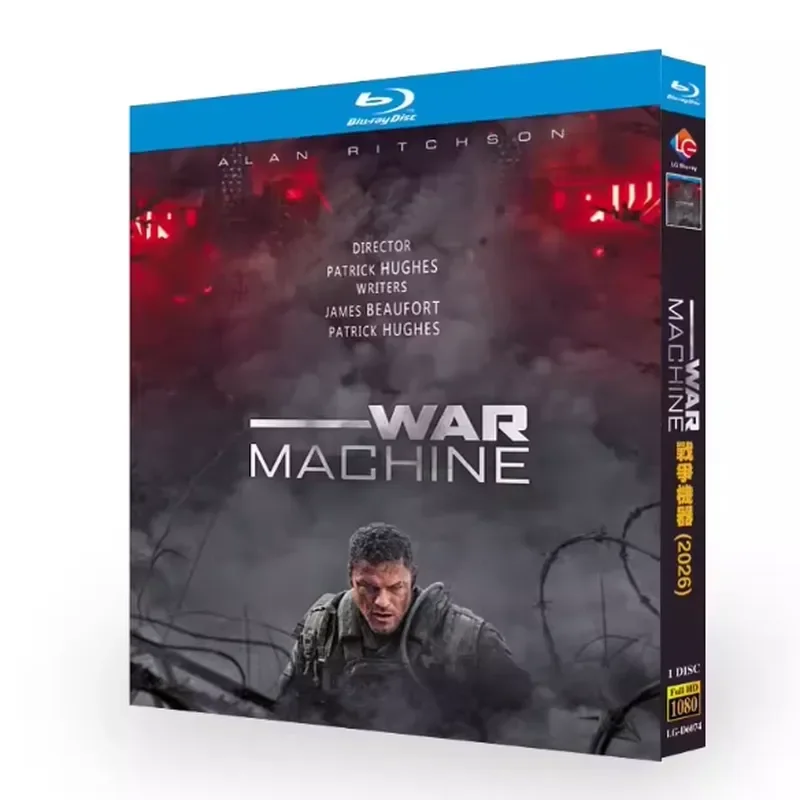 

Blu-ray BD Disc High Definition Movie Gears of War Aggression Machine 2026 with English and Chinese Subtitles