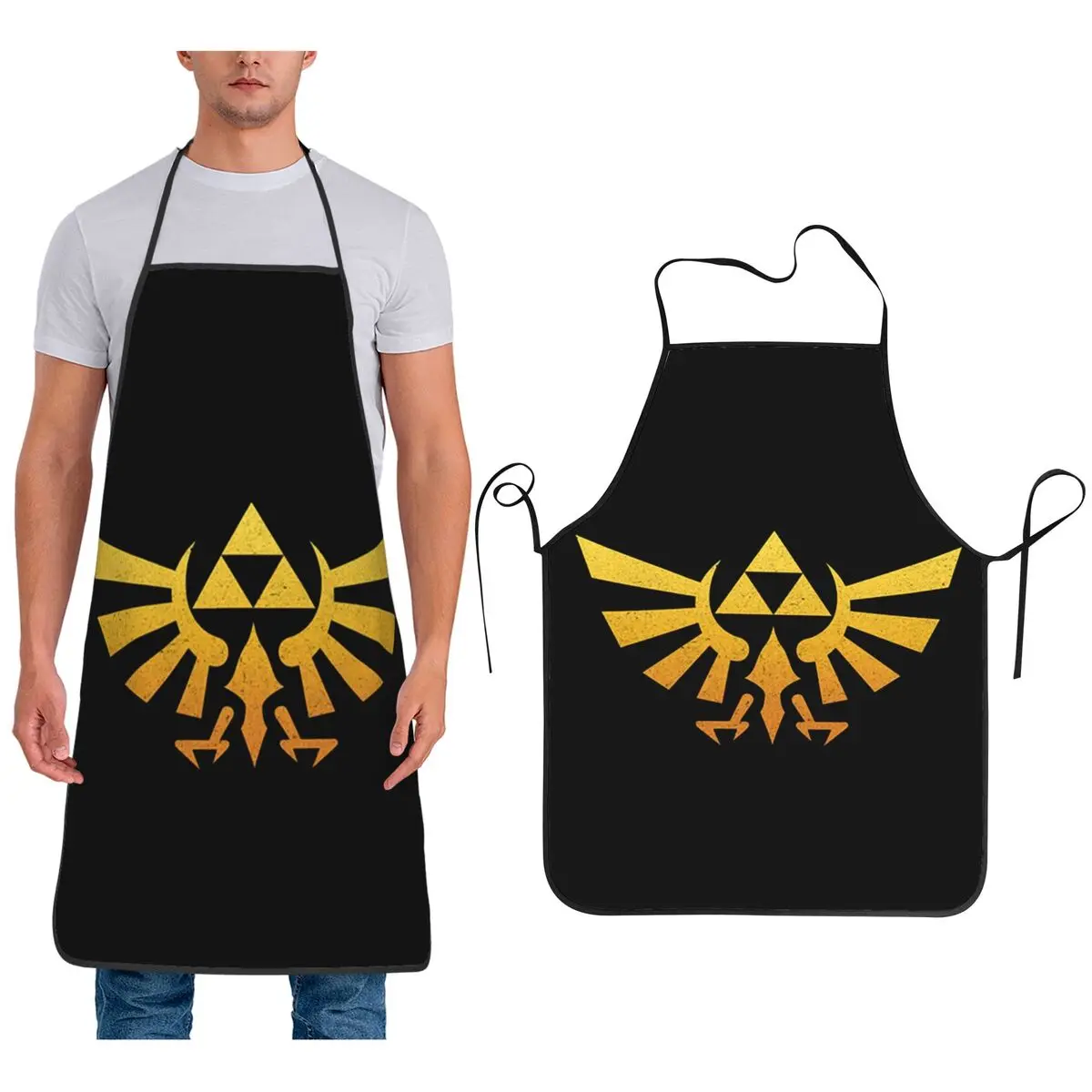 

Фартуки Legend Of Zeldas, фартуки для шеф-повара, приготовления пищи, выпечки, нагрудник без рукавов, кухонный сарафан для чистки для женщин и мужчин, рисование