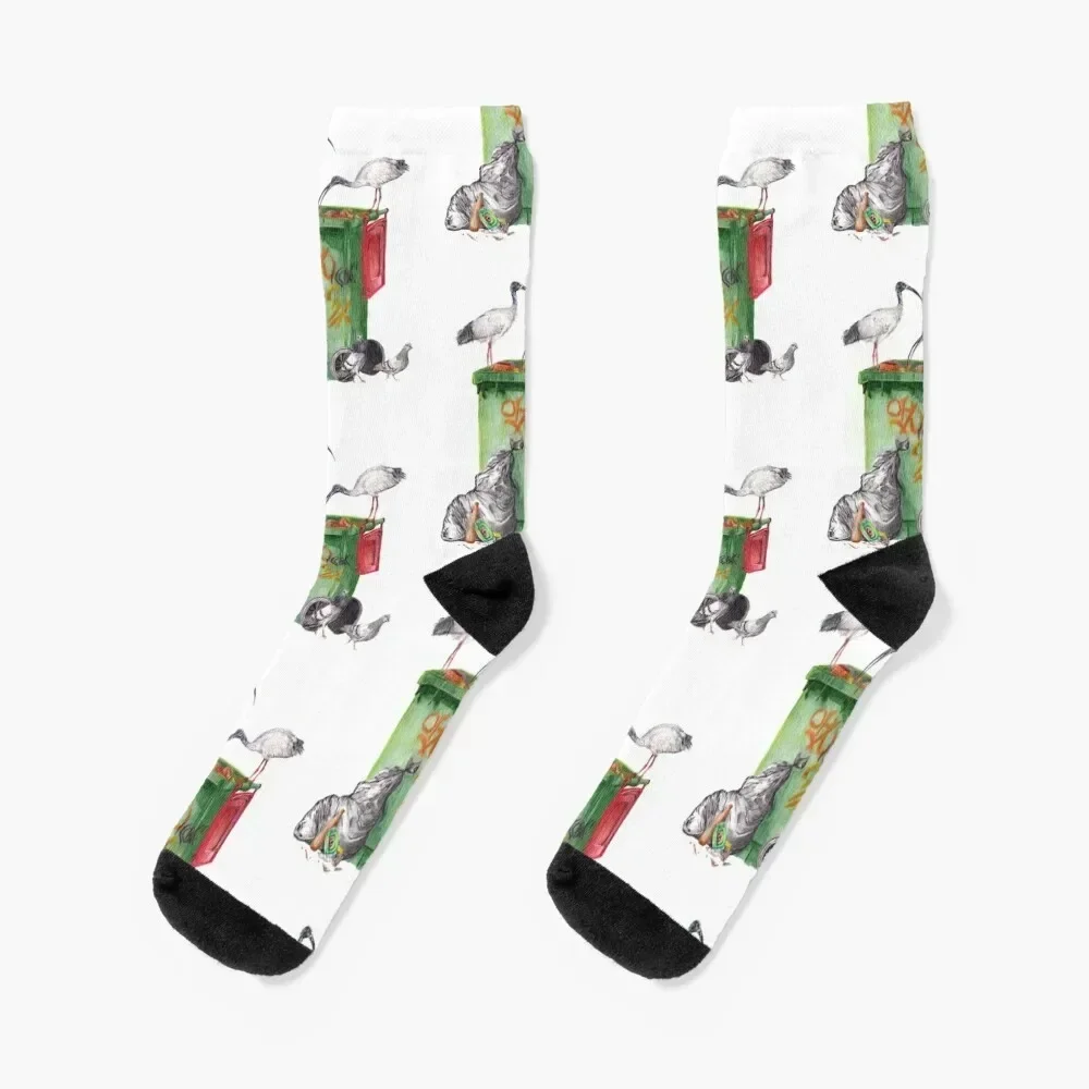 

Inner West Feast || Australian Bin Chicken and Pigeons Socks new year Soccer hiking Socks Man Women's