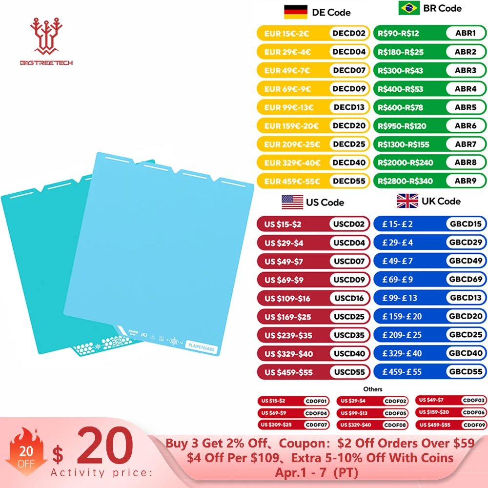 BIGTREETECH CryoGrip Pro Plaque de refroidissement Frostbite/Glacier Sheet en acier à ressort pour Snapmaker U1 Elegoo Centauri Carbon