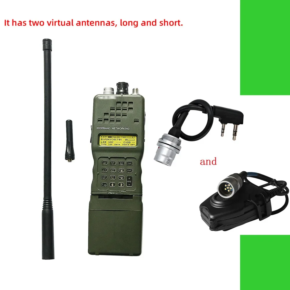 Tactical PRC 148 152 152A Walkie-talkie Virtual Model Dummy Case U94 6pin Ptt and Tactical PRC U283 for COMTAC Tactical Headset