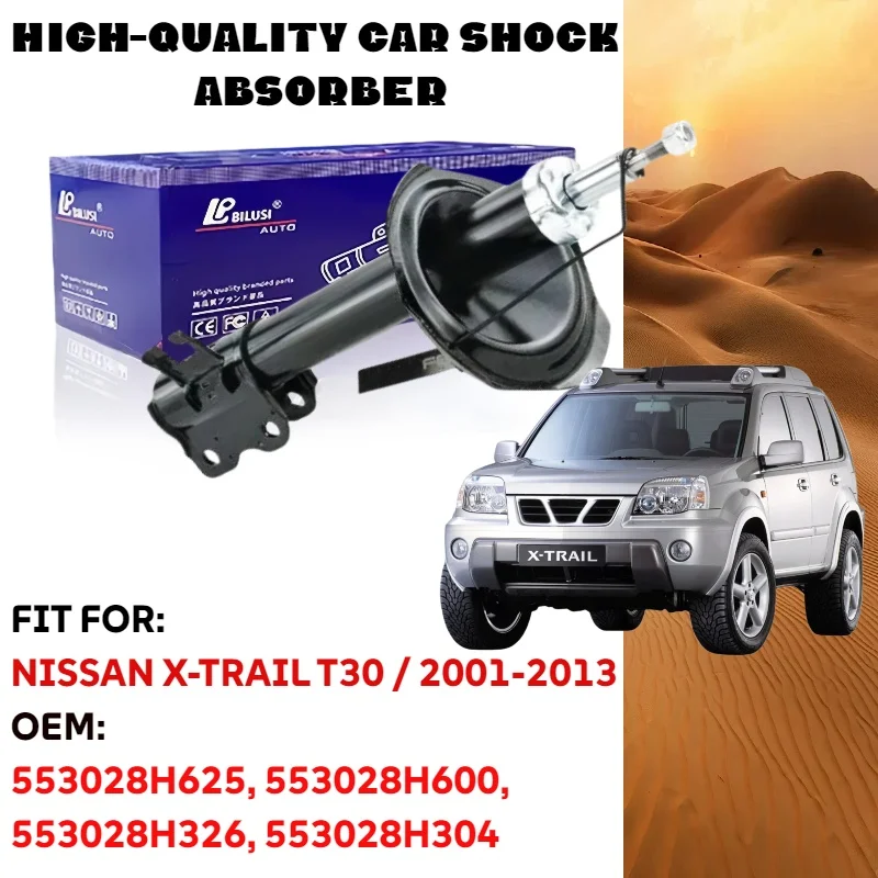 

Automotive Suspension Parts Rear Shock Absorber, Suitable for Nissan X-TRAIL T30 2001-2013. VIN Number is Required for Ordering