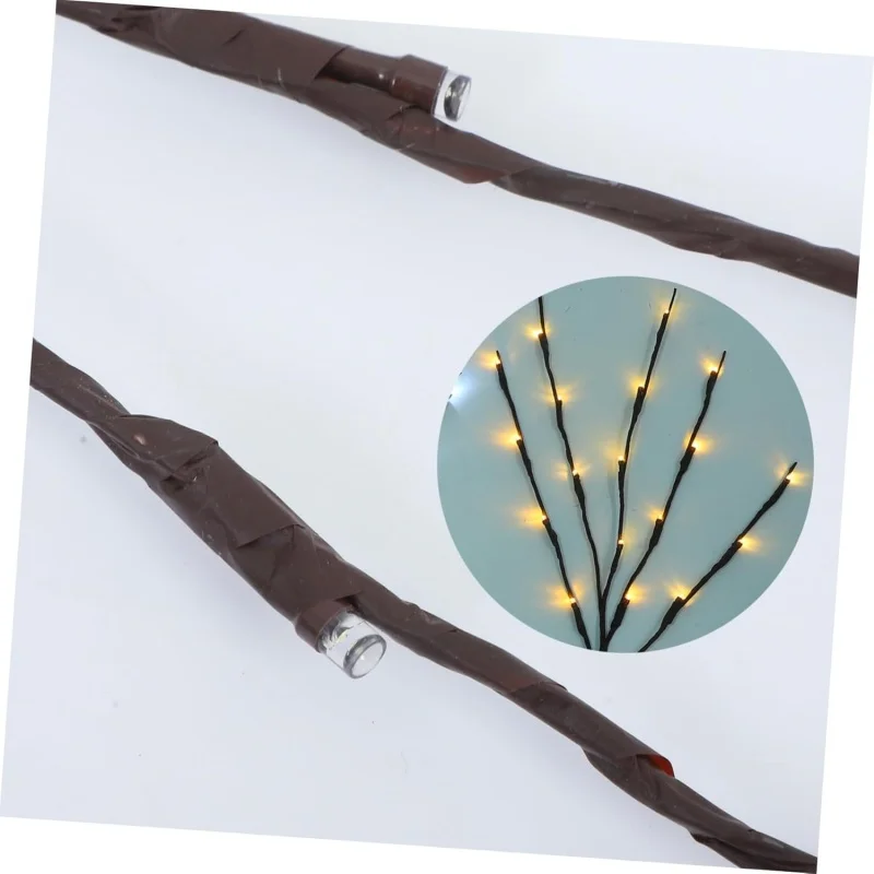 LED Christmas Tree Branch Lights Battery Operated Bendable Twig Branch Lights For Home Indoor Vase Holiday Festival Decoration