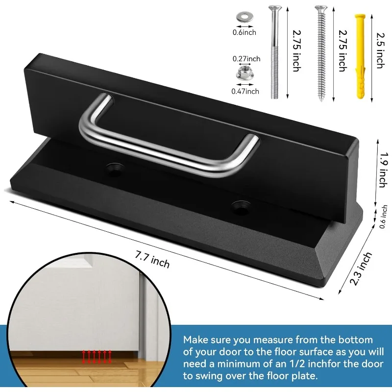 Home Safety Door Brace to Prevent Entry Burglary Home Invasions - for Standard Doors, French Doors