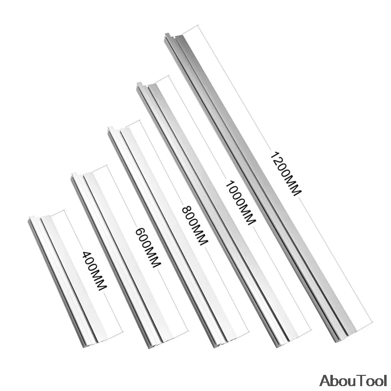 400 mm600 mm800mm T Track 75 wysokość ukośnik T-track ogranicznik przesuwny T-Slot profesjonalny narzędzia DIY do obróbki drewna 75 typ