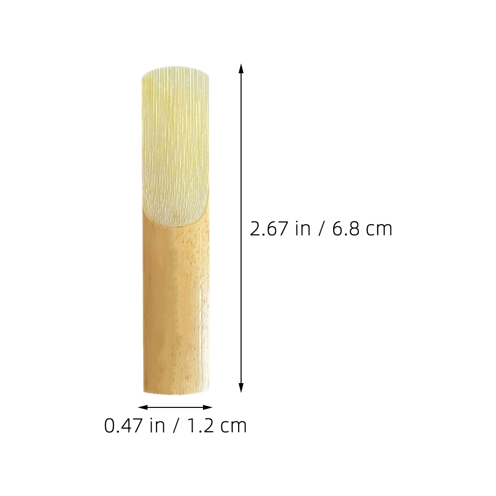 

10pcs Clarinet Reeds Replacement 2.5 Strength Musical Instrument Parts Durable Lightweight Reeds For Clarinet Professional