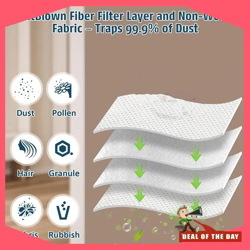 24-Hour Delivery Dust Bags For Roborock Q5+ , Q5 Pro+ , Q5 Duoroller+ , Q5 Max+ Plus, Q7+ , Q7 Max+ , Q8 Max+ , S8 Pro Ultra, Q1