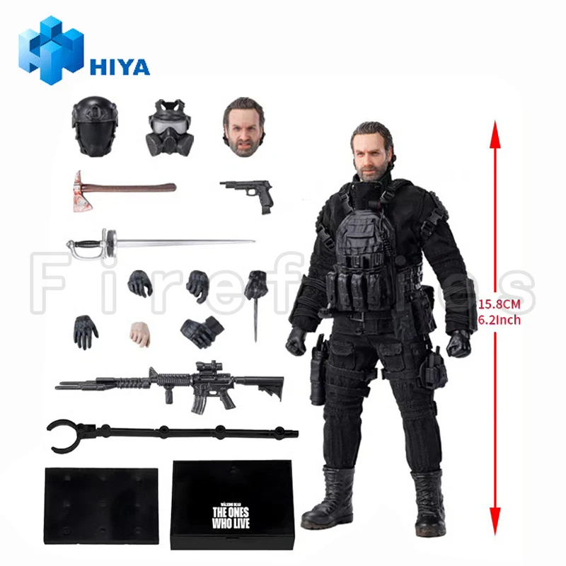 [الطلب المسبق] 1/12 HIYA 6nch عمل الشكل رائعة سوبر سلسلة المشي الميت الشخص الذين عاشوا ريك أنيمي لعبة مجسمة