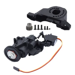 Dual Speed Gearbox with Servo and Transmission Internal Gears for 1/10 RC Crawler TRX4 TRX6 Upgrade Parts