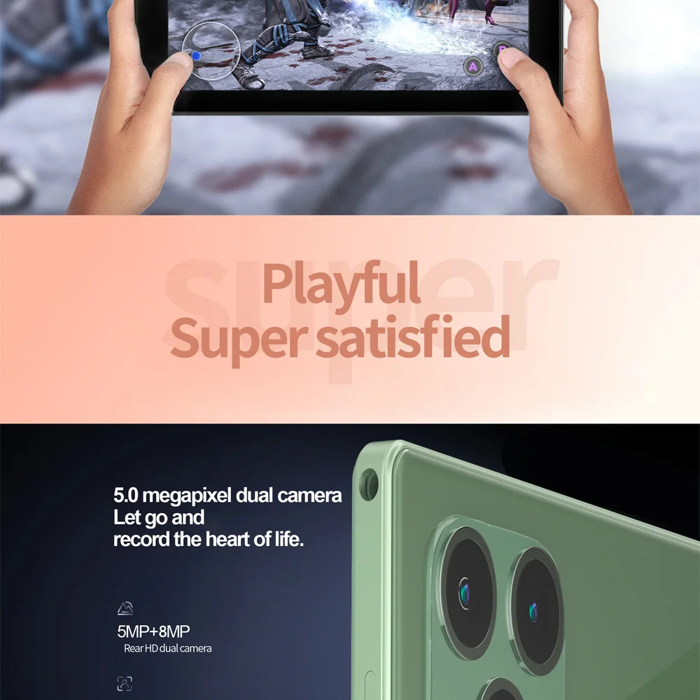 BDF 2026 Special Pad New 10.1 Inch Android Tablets Octa Core 8GB RAM 256GB ROM 4G LTE 5G WiFi Tablet Pc Double SIM Dual Cameras