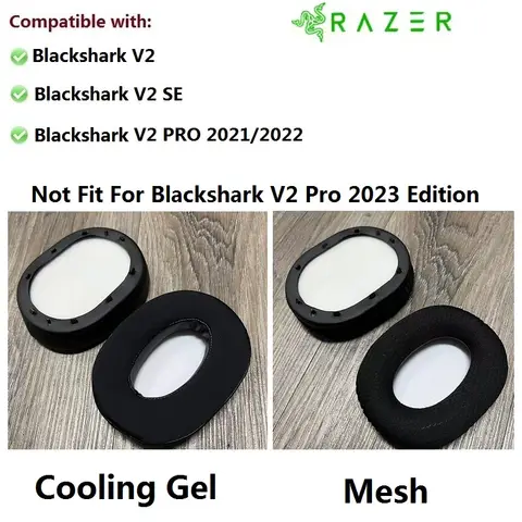 Ear Pads For Razer Blackshark V2,V2 SE,V2 PRO 2021/2022 headphones replacement Earmuff Ear pillow ear cushion Cooling Gel pads