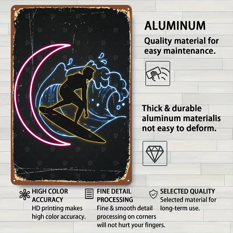 النيون تصفح بار تسجيل النيون المعادن المشارك رجل الكهف مخصص معدن القصدير علامات ل جدار الفن الديكور ديكورات المنزل فن غرفة الجداريات #4