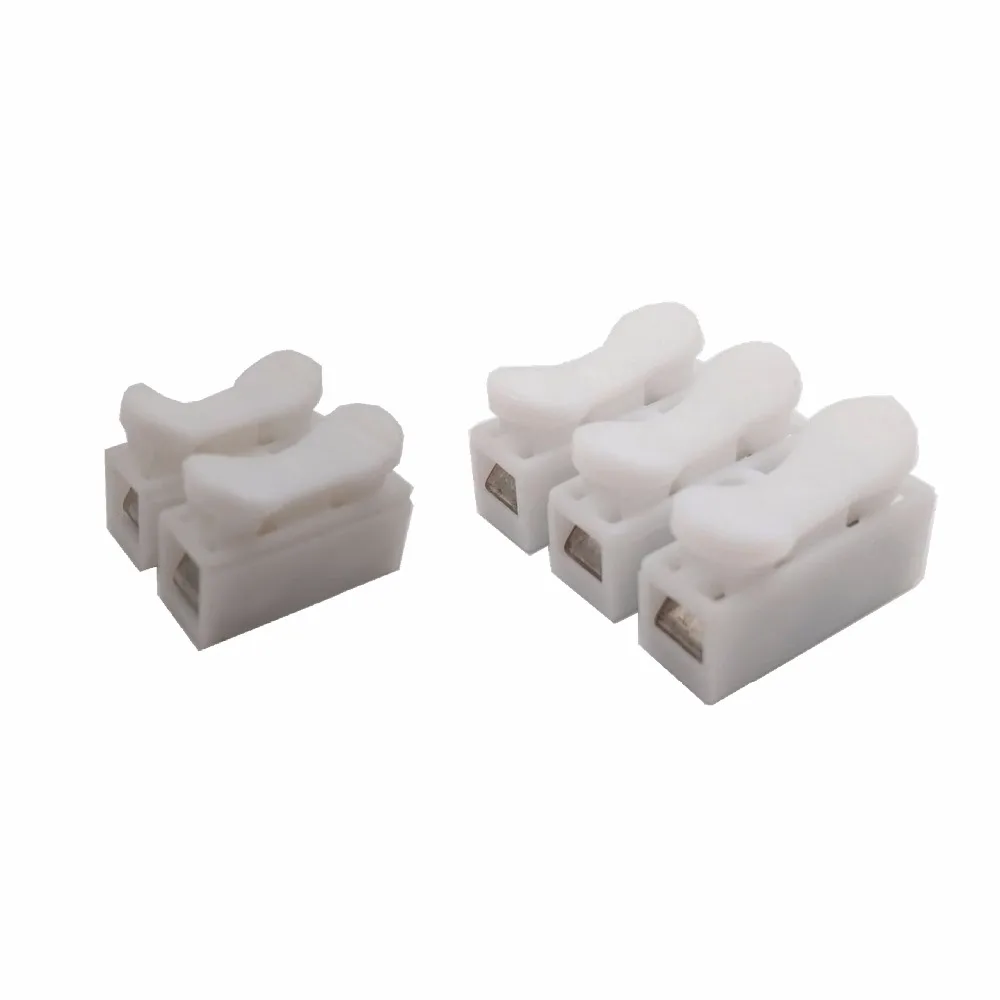 10pcs 30pcs 50pcs lot 2 Pins 3Pins CH2 CH3 Electrical Cable Connectors CH2 CH3 Quick Splice Lock Wire Terminals 20x17.5x13.5mm