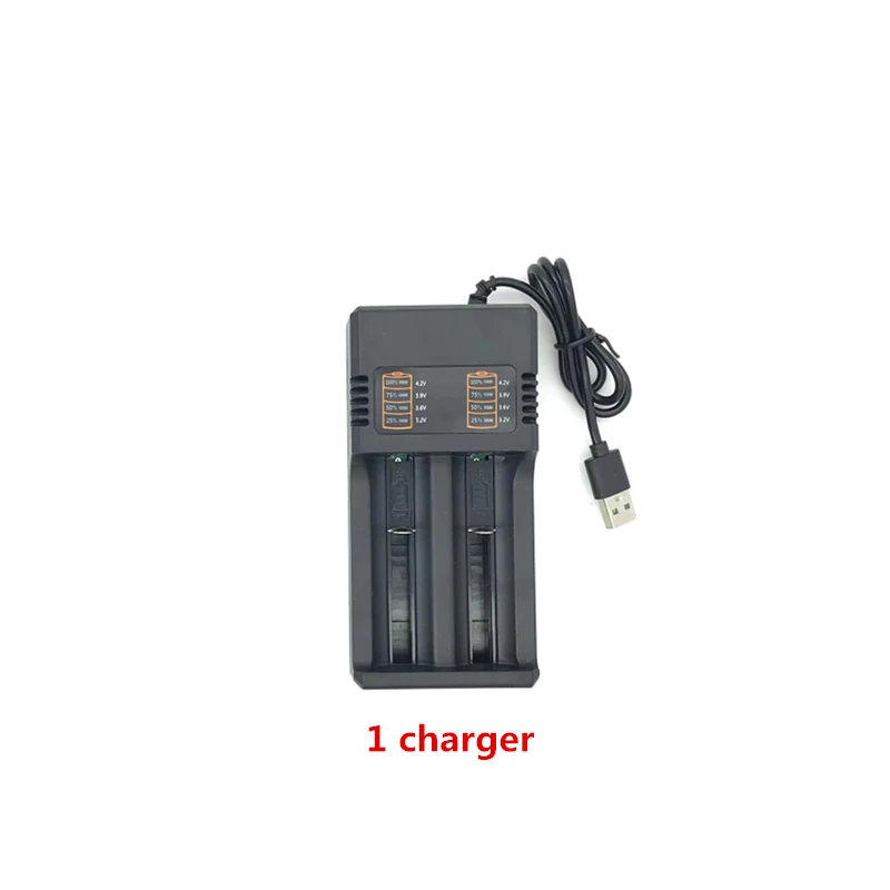 100% safe and durable, actual capacity 3.7V 18650 2200mAh lithium-ion NCR18650GA rechargeable multifunctional battery+charger