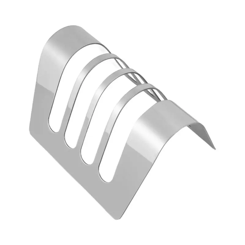 【NEW A39M】 Toast Rack Bread Holder 4 Slice Slots Bread Loaf Stand Stainless Steel Tool Cooling Grid Bread Rack