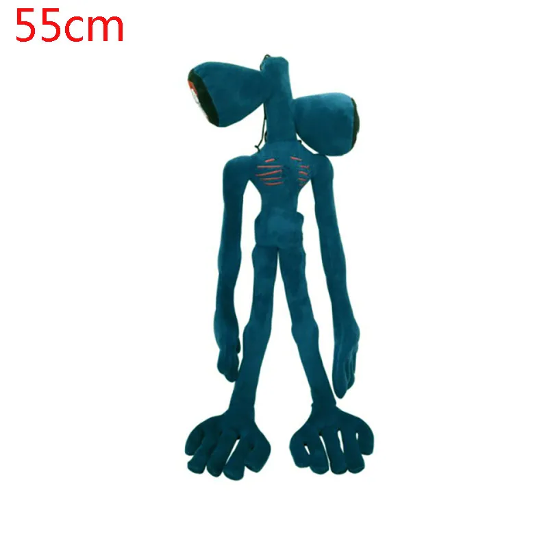 Cabeça de sirene dobrável de 55cm, brinquedos de pelúcia