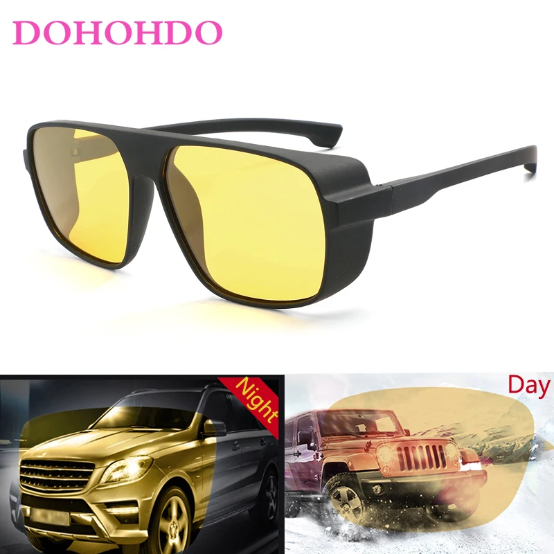 

Vintage Night Vision Glasses For Man Woman Polarized Driving Sunglasses Night Anti-Glare Eyewear For Driver Goggles UV400 Óculos