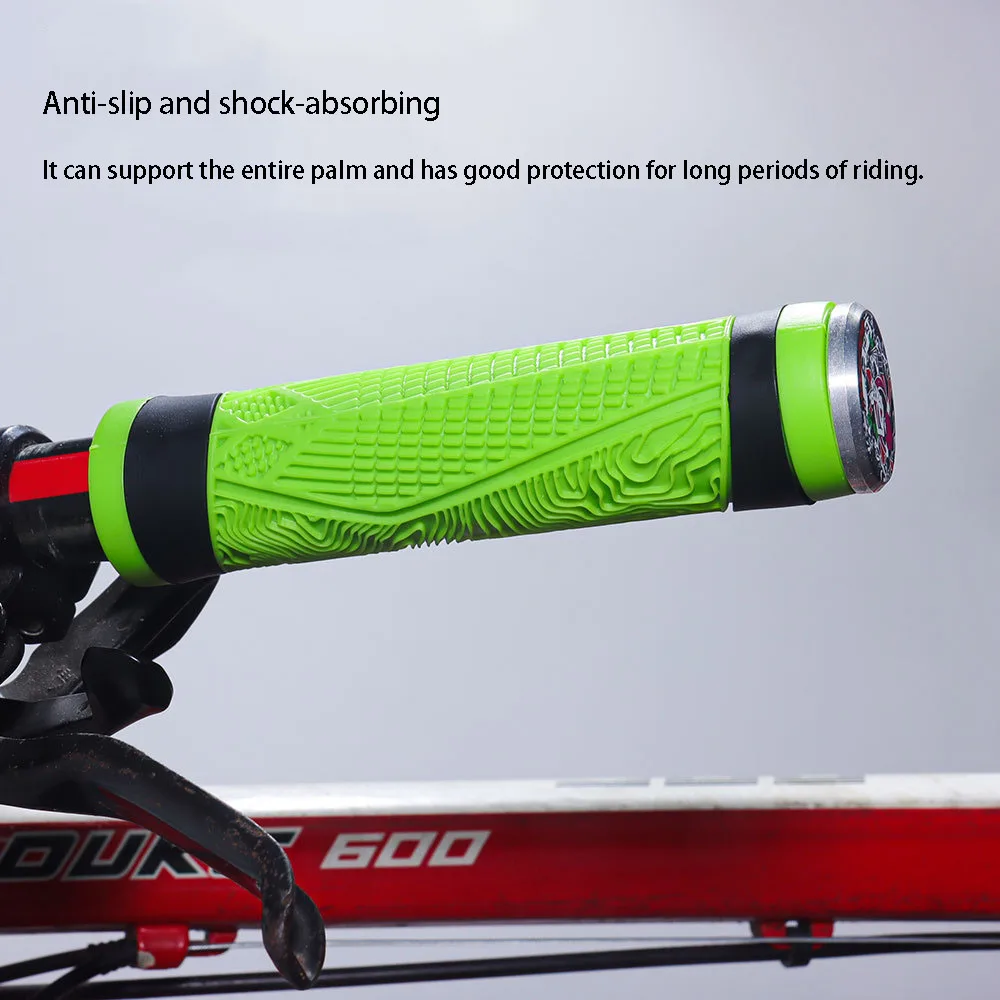 

Silicone Anti-Slip Bicycle Grip, MTB Bike Handlebar Cover, Gel Shock-proof, Riding Handle Bar Grip, Outdoor Cycling Supplies