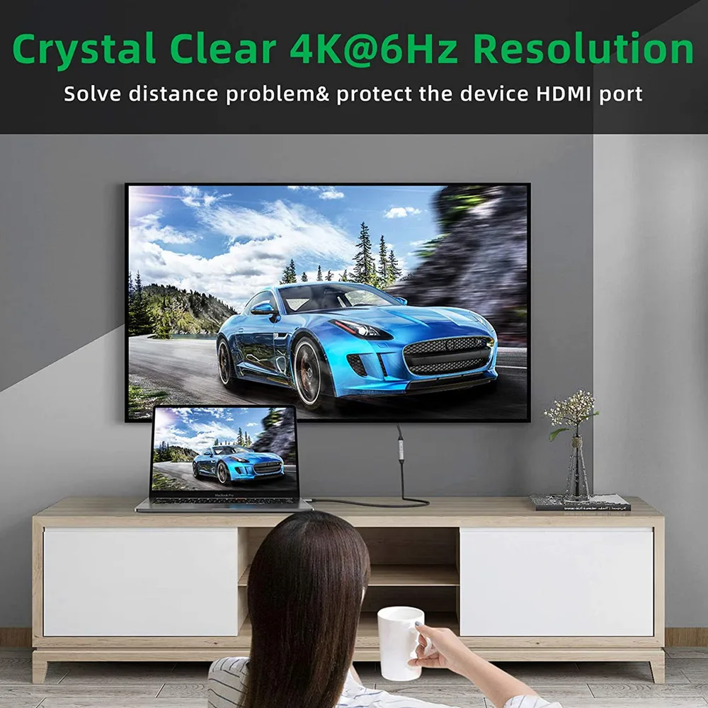 Extensor de transferencia rápida USB tipo C, 10Gbps/USB3.2, 100W/5A, carga Compatible con iPhone 15 Pixel 8 PSVR2 Surface Book y más