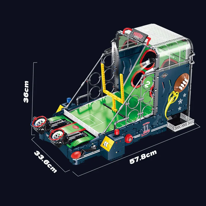 متوفر XZ0011 MOC آلة لعبة الرجبي التقنية اللبنات الطوب تجميع نموذج لتقوم بها بنفسك لعب للبنين هدية الكريسماس مجموعة #6