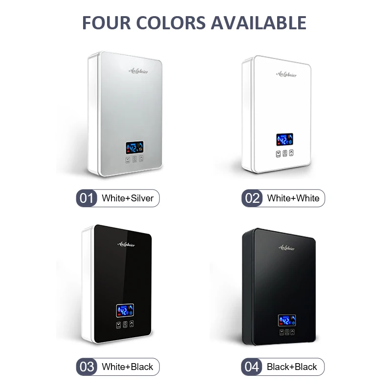 Toilets and Sinks Bathroom Elektrische Boiler Shower Tankless Electric Instant Water Heater for House