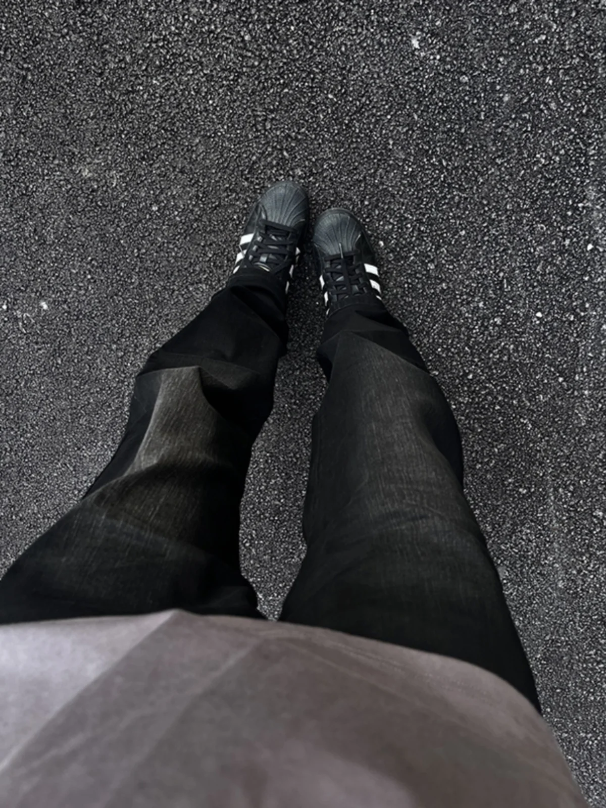 

Bla adient Bell Bot Jeans Men's Sle Autumn High Street Vibe Waed Slim Straight Knife Jeans Youth Trend