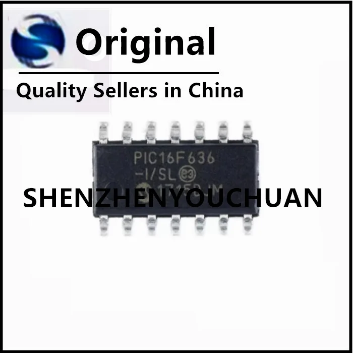 (1-100piece)PIC16F636-I/SL  PIC16F636  SOIC-14  IC Chipset New Original