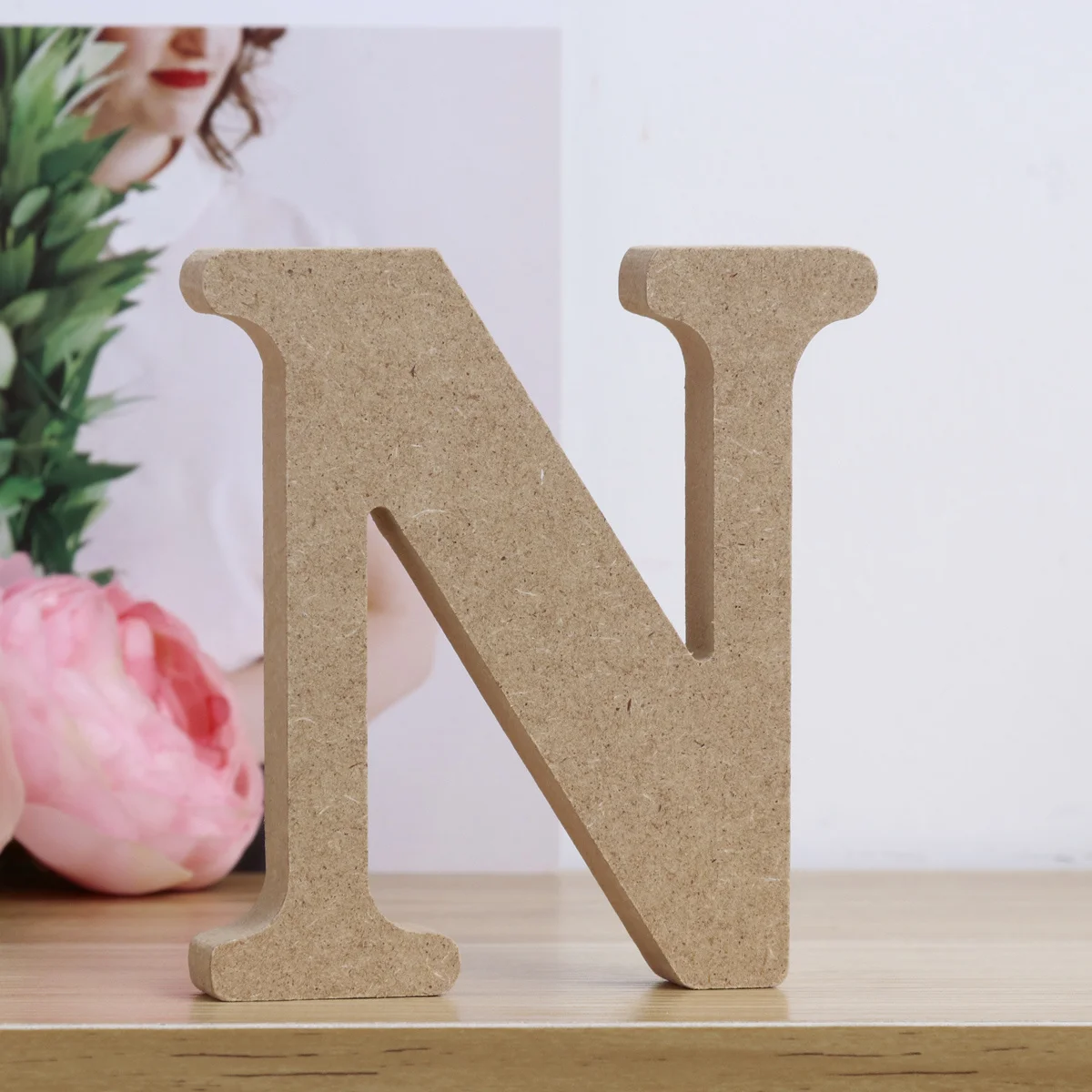 

Craft Letters Wooden Alphabet Letters for Wall Durable Exquisite Suitable for Home Garden Wedding Decoration Alphabet Letter