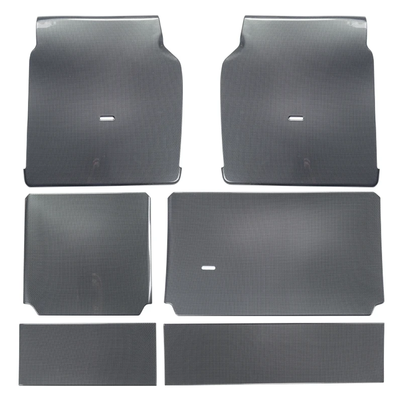 Applicable to 2022 2023 2024 Toyota Sequoia Seat Back Anti-Kick Panel Carbon Fiber Pattern Internal Modification Accessories