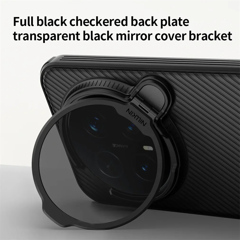 NILLKIN Etui MagSafe CamShield Prop z magnetycznym uchwytem i osłoną aparatu, odporne na wstrząsy, do Honor Magic 8 Pro, z uchwytem na telefon — zdjęcie produktu 5