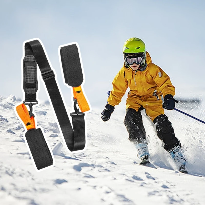  Skis Sleds Snowboard Shoulder Carry Strap Light Weight Outdoor Winter Equipment