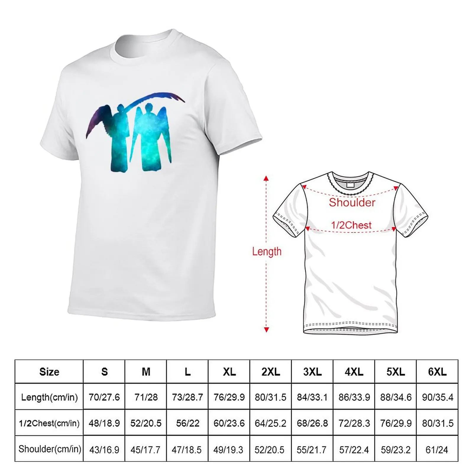 Angels at the Beginning T-Shirt Daily Wear Plain Short Sleeve Shirt