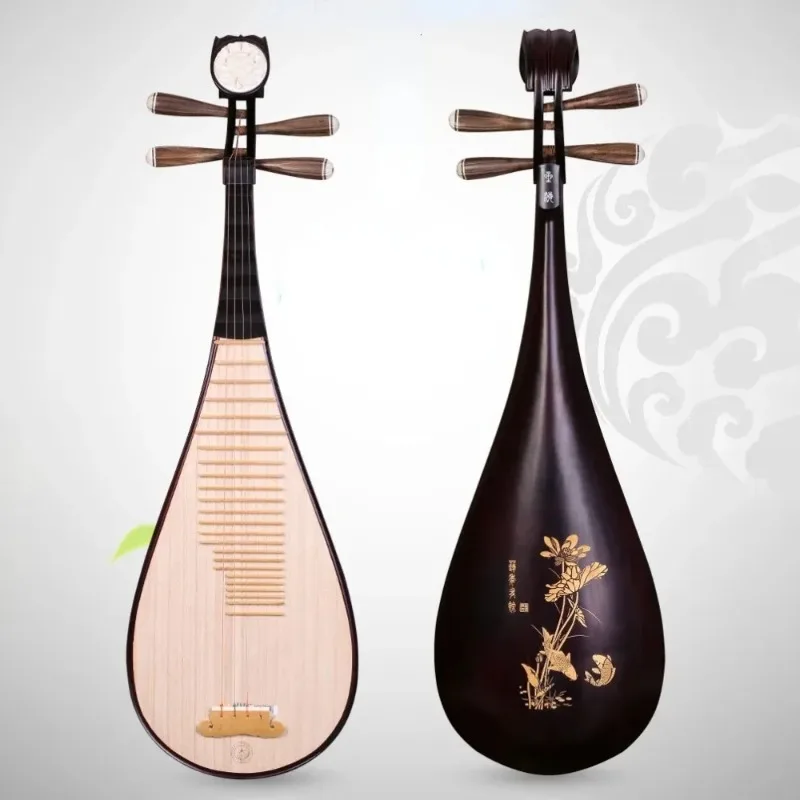 

Beginner Specific Pipa Tradition 102X31 CM Aldult Wooden Pipa Chinese Traditional Musical Instruments Free with Accessories