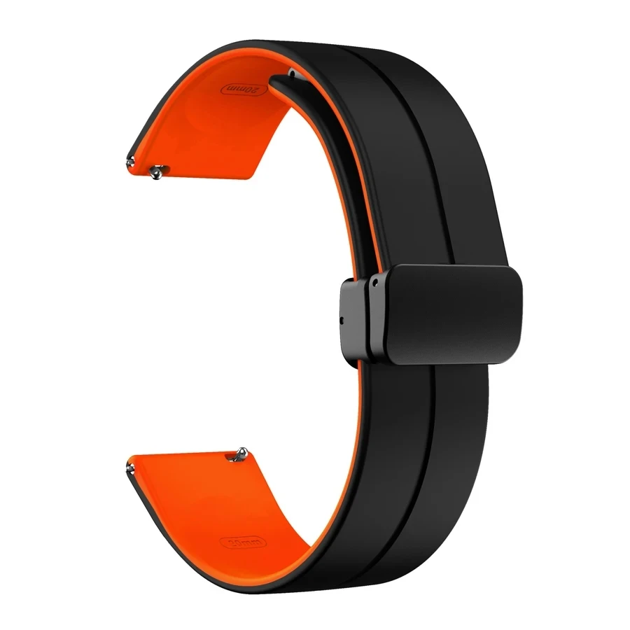 22mm Magnetic Silicone Strap For OnePlus Watch 2 Wristband Correa For OPPO Watch X 4 Pro Bracelet For Realme Watch 3 S Pro bands