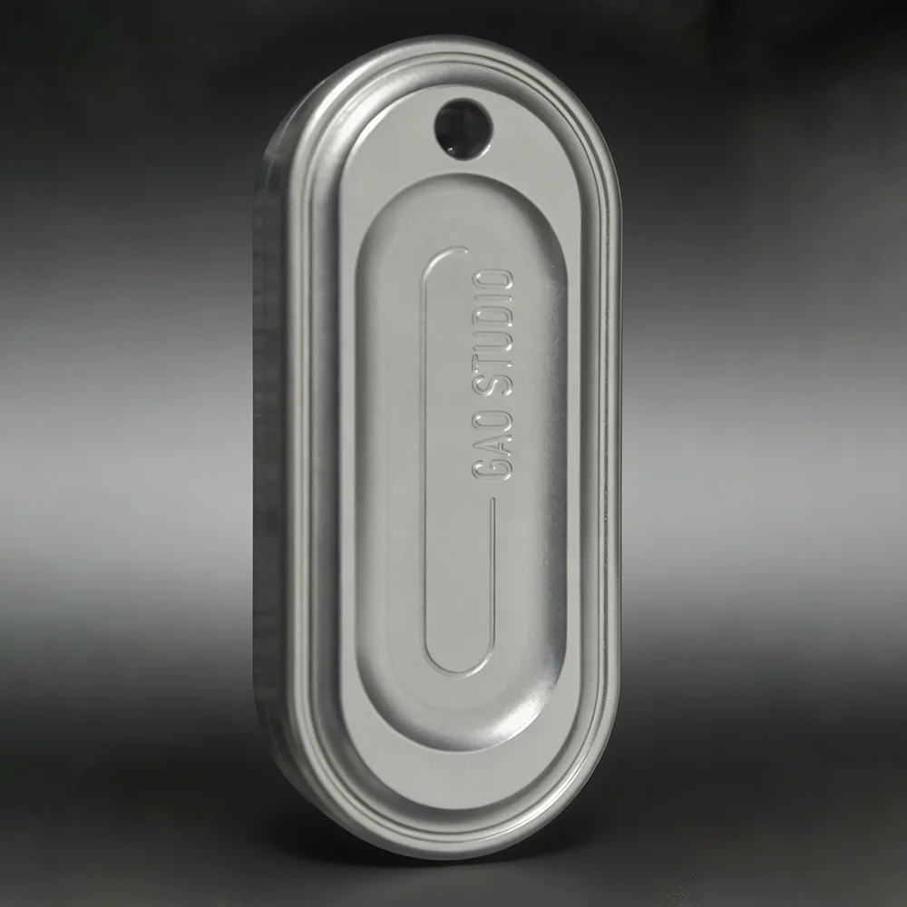 GAO STUDIO Richcions Vento Forte Aço Inoxidável Fidget Slider Brinquedo de Alívio do Estresse Brinquedos Adultos Push Slider Design Original