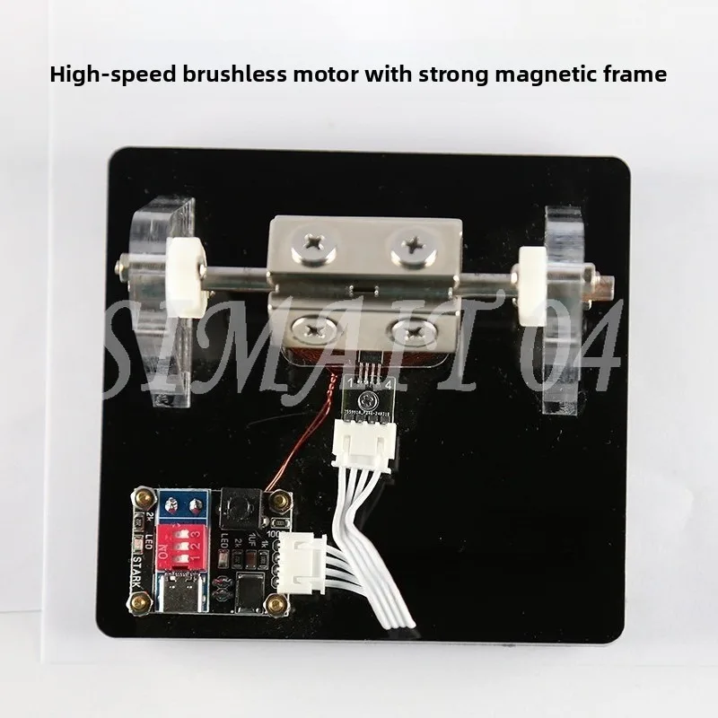 High Speed Brushless Motor Model Hall Motor Ornament Science Fiction Toy DIY Kit External Rotor Motor Model