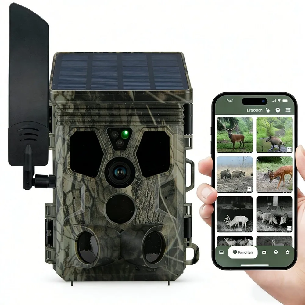 

Suntekcam 4G APP Hunting Night Vision Trail Camera 30MP2K APP Control Photo Trap Support SIM Card Cellular Camera Trap Game Cam