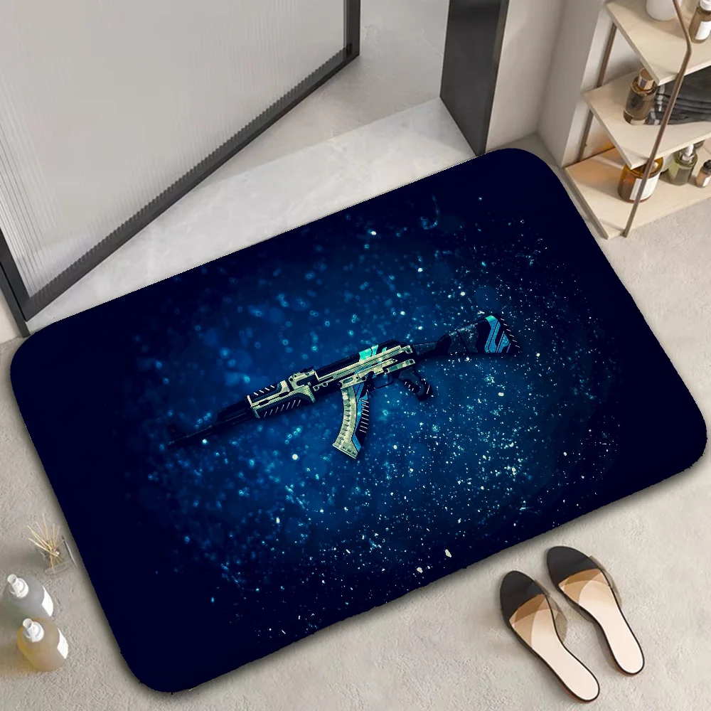 C-csgo Bath Mats Floor Bath Mat Kitchen Foot Mat Prayer Rug Rugs Carpet for Kitchen Door Bathroom Non-slip House Entrance Home