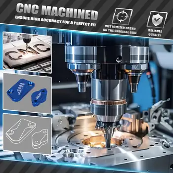 야마하 YZ125 YZ250 YZ250F YZ426F YZ450F 08-20 YZ125X WR250F WR450F용 CNC 가공 앞뒤 브레이크액 저장통 커버 캡 8 best sales yz450f - №6