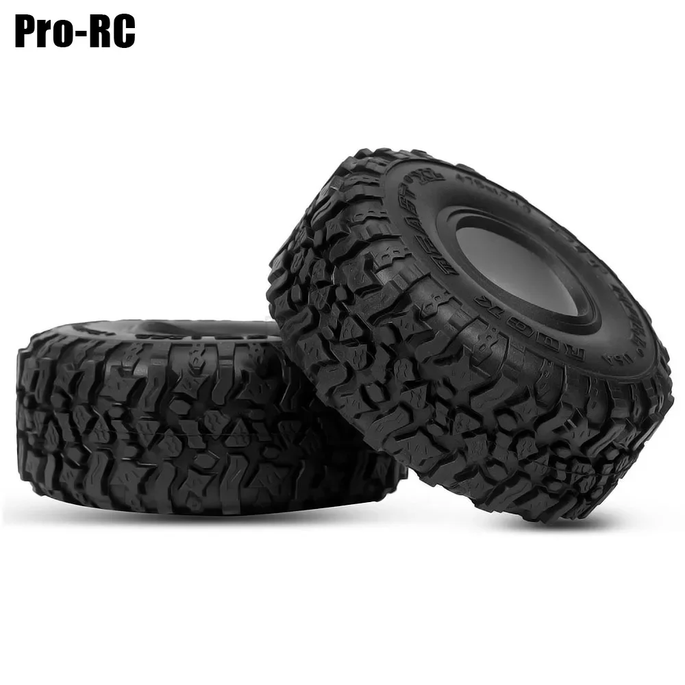 1.9inch 120mm Rubber Tyre Tires 4Pcs For 1/10 Axial SCX10 II III 90046 TF2 Tamiya CC01 D90 Traxxas TRX4 RC Crawler Car Part