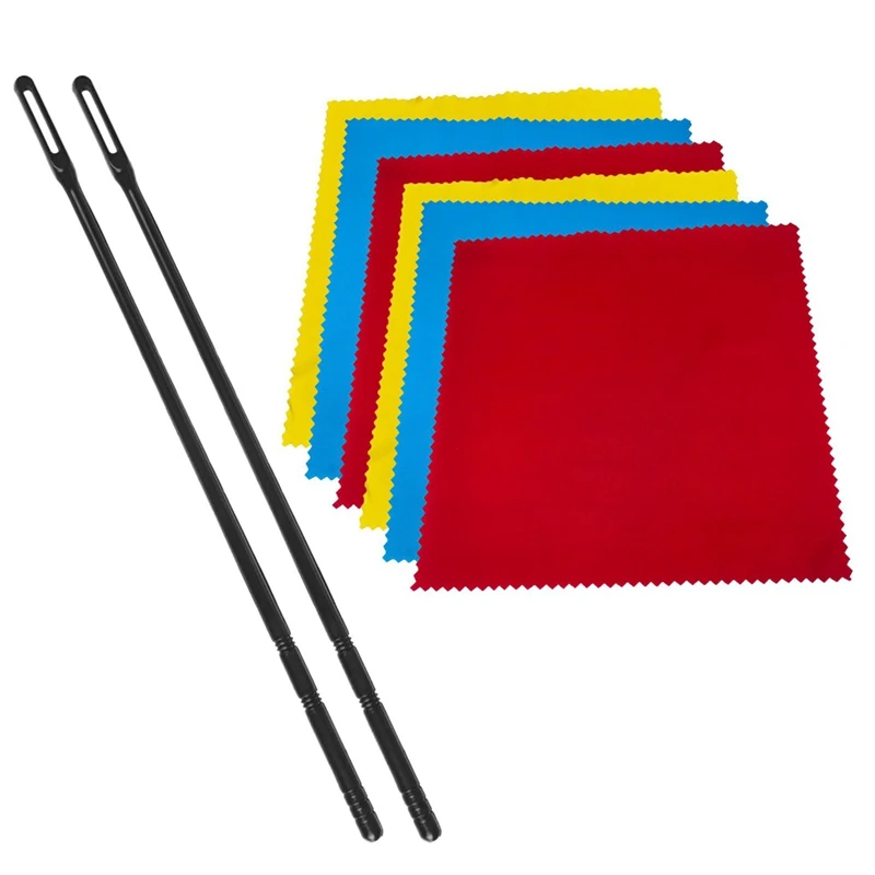 Dropship-Flute Cleaning Rod+6Pcs Cleaning Cloth Flute Cleaning Supplies Dust Wood Wind Flute Cleaning Kit