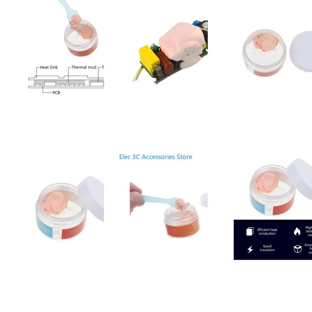 Y51A 13.5W/ m-K Thermal Putty Compound Paste for CPU GPU Processor Chipset IC Cooler