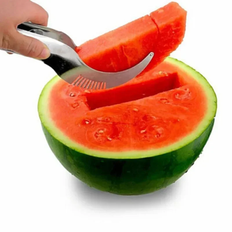 

Stainless Steel Watermelon Slicer Windmill Watermelon Cutter Artifact Salad Fruit Slicer Cutter Watermelon Digger Kitchen Tool