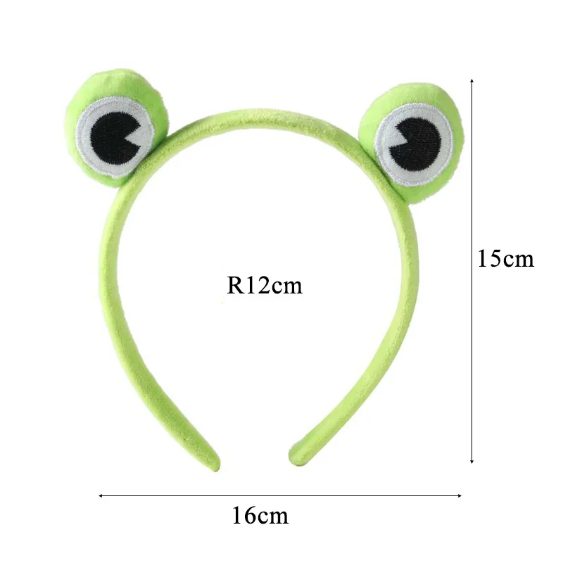 Cute Frog Makeup Headband Girls Plush Funny Fish Carrot Elastic Hair Bands Women Hair Accessories Colorful Sun Flower Hairband