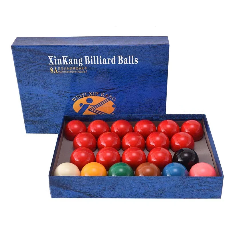 

22Pcs 8A English billiards Snooker balls, Billiard Balls Set Suitable for Official Game Ball/British Billiard, 52.5mm/2.1in