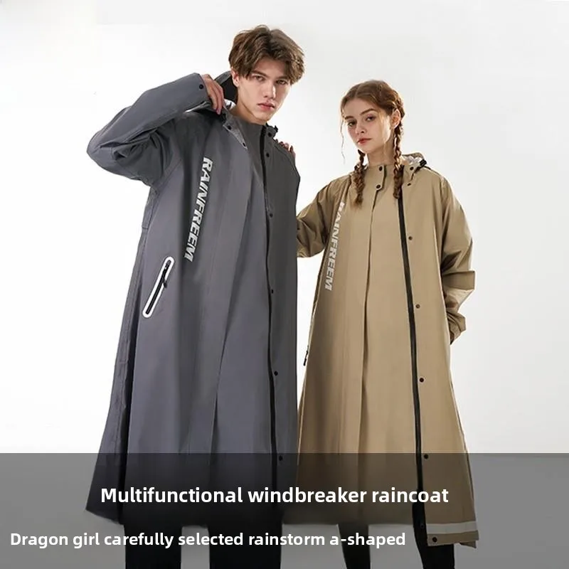 

Thiened ветрозащитный автомобильный плащ, комбинезон от дождя для всего тела, один размер подходит для всех очень пальто для вершиника