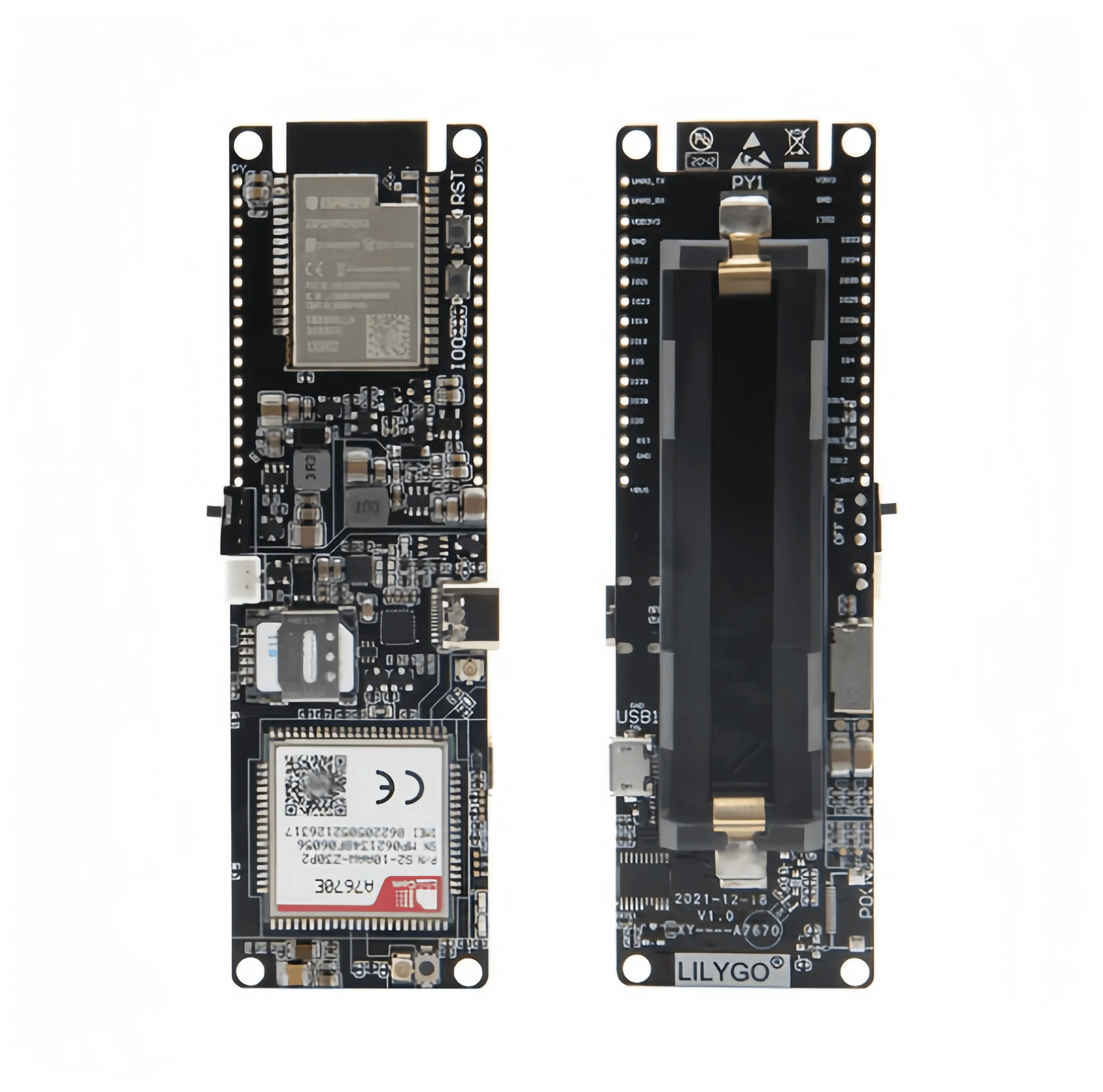 

LILYGO T-A7670E T-A7670G R2 4G LTE CAT1 ESP32 поддерживает GSM, GPRS, EDGE.