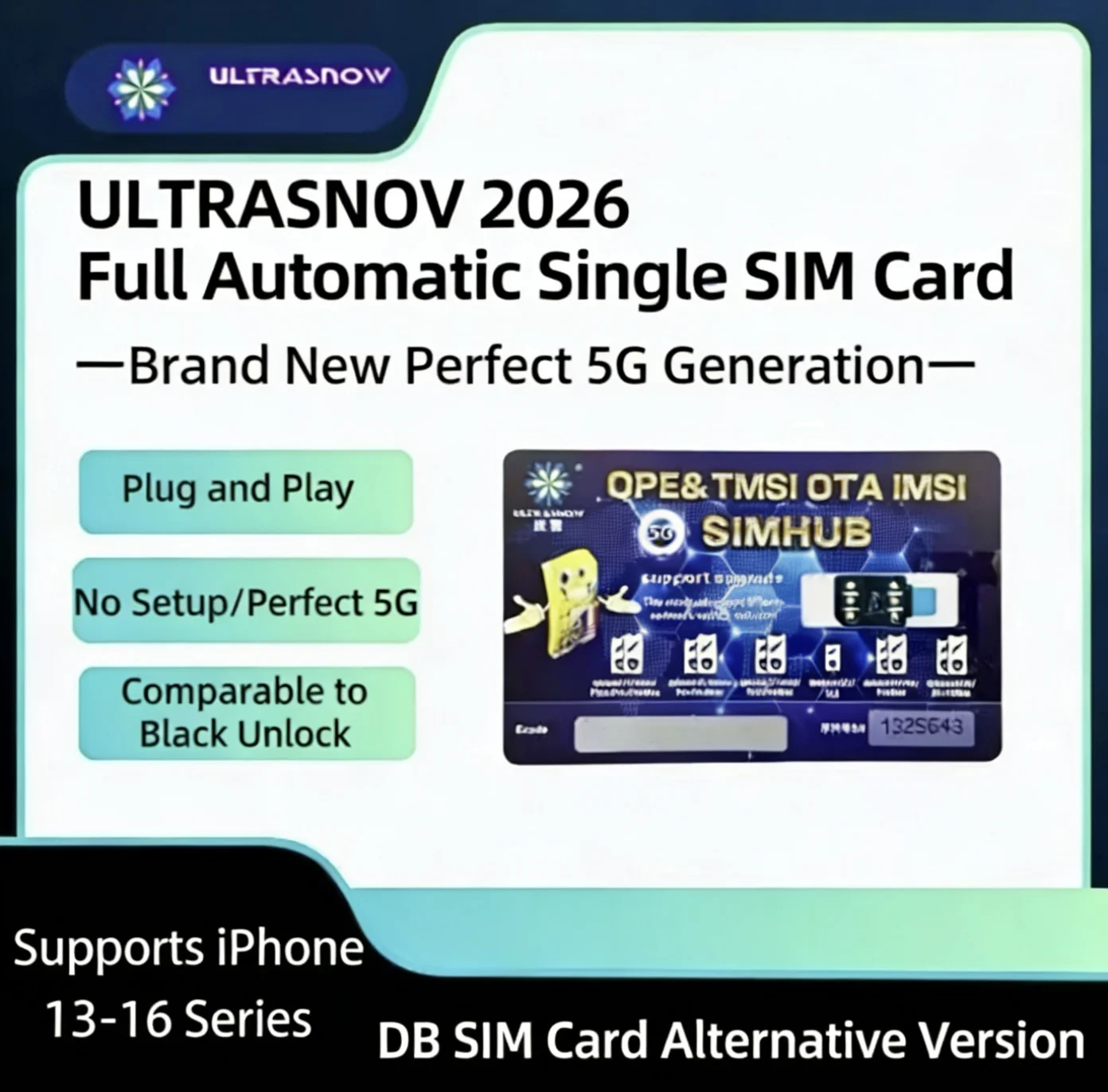 

Новая версия 2026: Поддержка систем iOS 26, IMSI и TMSI OTA, ICCID, SIMHUB, а также решений для обновления и разблокировки сетей 5G-карт.